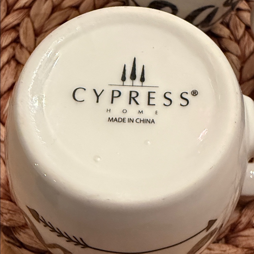 Cypress Home‎ Bear Family Mug Set of 3 - Buffalo Plaid Mama Papa Baby Bear Mugs - Picture 2 of 6
